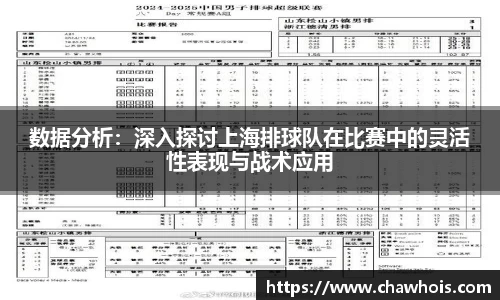 数据分析：深入探讨上海排球队在比赛中的灵活性表现与战术应用